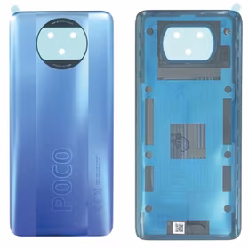 Galinis dangtelis Xiaomi Poco X3 Pro/X3/X3 NFC Frost Blue originalus (service pack)