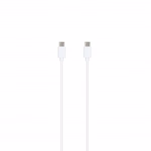 SEEK TOTI 20W Type-C PD tinklo greitasis įkroviklis su Type-C į Type-C 1 m PVC duomenų laidu 3A, baltas