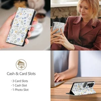 Tech-Protect Wallet dėklas telefonui Xiaomi Redmi Note 14 Pro 5G / 14 Pro+ 5G / Poco X7 5G - ramunės su lapais