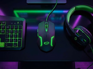 Esperanza EGM205G Fighter mouse Gaming Right-hand USB Type-A Optical 2400 DPI