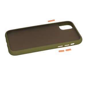 Dėklas telefonui Vennus Color Button Bumper skirtas Samsung Galaxy S21 Plus - žalias
