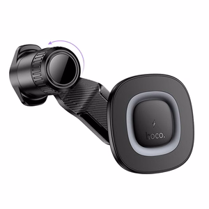 Automobilio telefono laikiklis indukcinis Hoco 15W oro išleidimas HW30 juodas