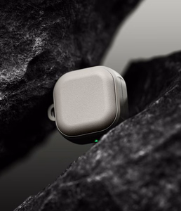 Ringke Onyx Magnetic dėklas skirtas Samsung Galaxy Buds 4 / 4 Pro pilkas