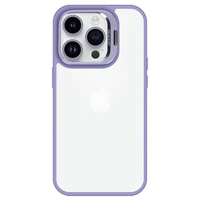 Tel Protect Kickstand šviesiai violetinis dėklas telefonui su stovu + kameros objektyvo stiklas Iphone 13 Pro Max