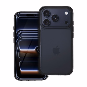 MATRIX CLEAR dėklas telefonui IPHONE 17 Pro juodas
