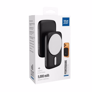 Powerbank suderinamas su MagSafe Blue Star Slim DG-P8 15W 5000 mAh juodas