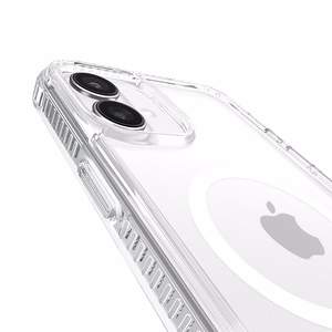 Case-Mate Tough D3O skaidrus dėklas su MagSafe, skirtas iPhone 16 Plus