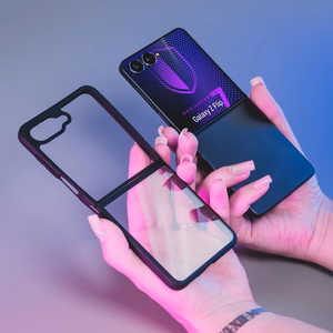 3mk Satin Armor Dėklas+ Samsung Galaxy Z Flip 7 - skaidri juoda