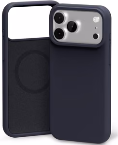 Dėklas Mercury Pure Magsafe Silicon Case Apple iPhone 17 Pro Max tamsiai mėlynas