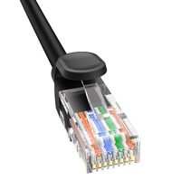 Baseus High Speed ​​Cat 5 RJ-45 1000Mb/s Ethernet cable 8m round - black