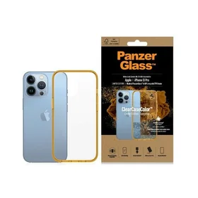 PanzerGlass ClearCase antibakterinis karinės klasės sertifikuotas dėklas telefonui iPhone 13 Pro – skaidrus geltonas