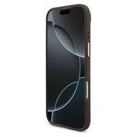 GUESS dėklas telefonui IPHONE 17 Air (PU W/ Big 4G Classic Logo) auksinis ir rudas