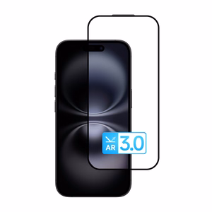 Grūdintas stiklas Tel Protect 10X AR 3.0 AntiReflective Titanium skirtas Iphone 16 (vokas)