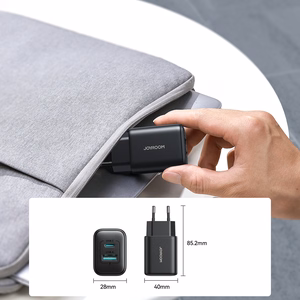 Įkroviklis Joyroom (JR-TCF13) (1xUSB-C; 1xUSB; 3A 25W) juodas