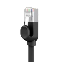 Baseus High Speed ​​flat Ethernet CAT6 RJ45 network cable 1m - black