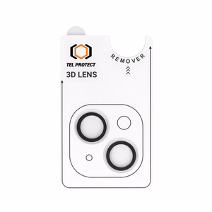 Apsauginis stiklas kameros lęšiams Tel Protect 3D Lens ant kameros Iphone 15/15 Plus skaidrus (2 vnt.)