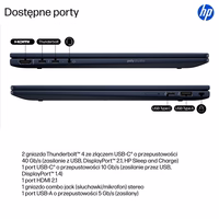 HP EliteBook X G1i Flip Ultra 7 258V 14"2.5K Touch 800nits 120Hz AG 32GB LPDDR5x-8533 SSD512 Intel Arc Cam IR 5 Mpx AI 68Wh W11Pro mėlynas Alu 3Y OnSite