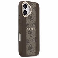 Guess dėklas telefonui iPhone 17 HC MAGSAFE PU W/ 4G PU STRIPE rudas