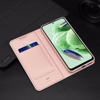 Dėklas Dux Ducis Skin Pro Xiaomi Poco X5 5G/Redmi Note 12 5G rožinis-auksinis
