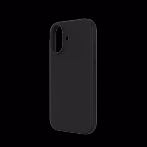JUST MUST REGULAR DEFENSE silikoninis dėklas su MAGSAFE iPhone 17 juodas