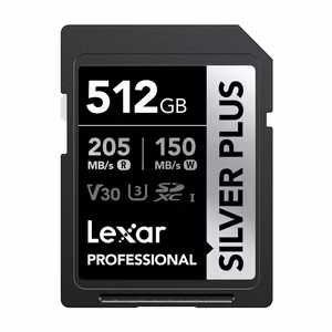Lexar Professional SILVER PLUS SDXC 512GB memory card