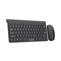 Wozinsky Wireless Keyboard + Compact Mouse Set - Black