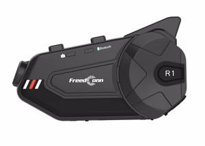 FREEDCONN R1 PLUS E motociklo interkomas juodas