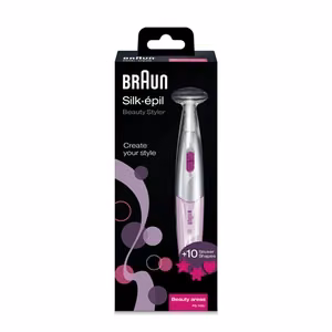 Braun SilkFinish FG1100 – tikslusis trimeris, 1 galios lygis, AAA, rožinis