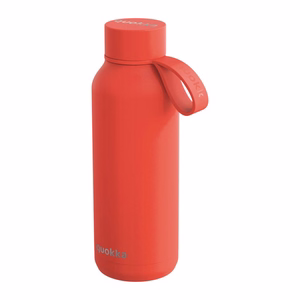 Quokka Solid With Strap nerūdijančiojo plieno termo gertuvė, 510 ml, Orange
