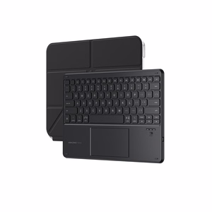 "AmazingThing" minimalus dėklas "Keylite Combo" klaviatūros dėklas "iPad 11" 2025 - juodas