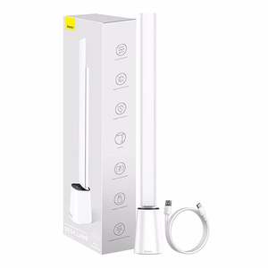 "Baseus Smart Eye" įkraunama sulankstoma stalinė LED lempa skaitymui (Smart Light), balta (DGZG-02)