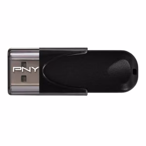 PNY Attaché 4 2.0 64GB USB atmintinė USB Type-A juoda