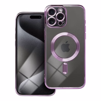 ELECTRO MAG COVER dėklas telefonui suderinamas su Magnetiniu IPHONE 15 Pro Max tamsiai violetinis