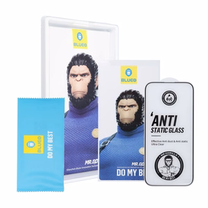 5D Mr. Monkey Glass для Samsung Galaxy S24 Plus чёрный (Anti-Static Strong HD)