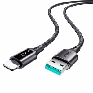 Joyroom S-A60 StarTalk 3A USB-A – Lightning laidas, 1.2m, juodas