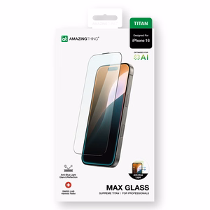 AmazingThing Titan Max grūdintas stiklas iPhone 16