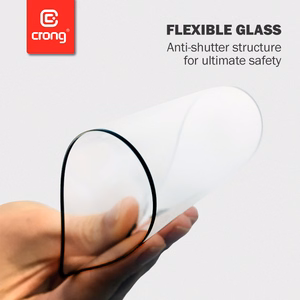 Crong 7D Nano Flexible Glass 9H hybrid screen protector for Samsung Galaxy S21+