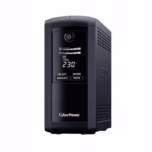 CyberPower Tracer III VP1600ELCD-FR nepertraukiamo maitinimo šaltinis (UPS), Line-Interactive, 1,6 kVA, 900 W, 5 AC lizdai