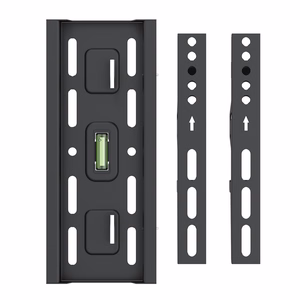 Maclean MC-189 – TV wall mount, 13–43-inch, VESA 200×200, up to 45 kg, black, tilt +2° to -10°