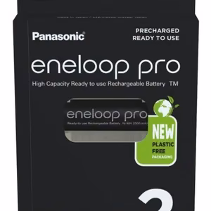 Įkraunamos baterijos PANASONIC ENELOOP PRO AA 2500 mAh 2 vnt. (BK-3HCDE/2CP)