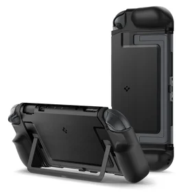 Spigen Dual Grip dėklas Nintendo Switch 2 - juodas