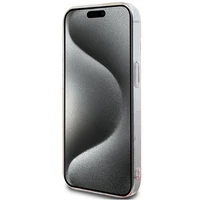 Hello Kitty IML Gradient Electrop Kitty Head dėklas telefonui iPhone 15 - rožinis