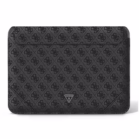 Guess 4G Uptown Triangle Logo dėklas 13–14" nešiojamam kompiuteriui - juodas