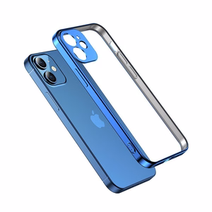 Joyroom New Beauty Series itin plonas dėklas su elektroplokštu rėmeliu iPhone 12 Pro juodas (JR-BP743)