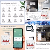 TUYA išmanusis jungiklis, 3P+N, Wi-Fi, RS485, 63A