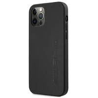 AMG odinis dėklas su karštu antspaudu iPhone 12 Pro Max - juodas