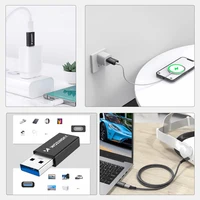 Wozinsky WAAC-01 USB-A - USB-C OTG adapteris – juodas