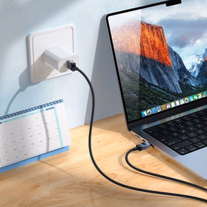 Kabelis USB A į USB C Hoco 5A su ekranu 1 m X118 juodas