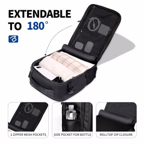 Tech-Protect Defender S50 kuprinė Ryanair ir Wizzar, 20L nešiojamam kompiuteriui - juoda