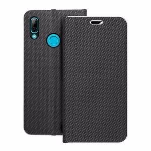 Чехол-книжка для Huawei P Smart 2019 Luna Book Carbon чёрный